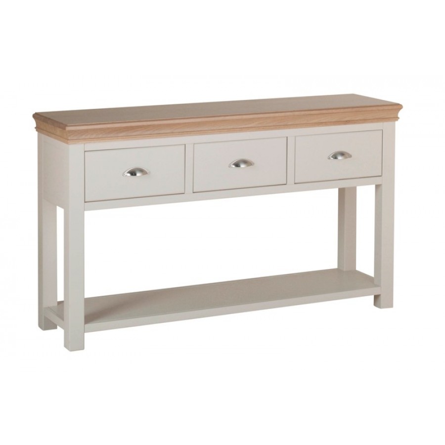 sofa table with drawers