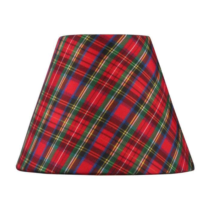 red lamp shades uk