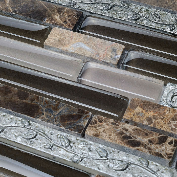subway glass tile backsplash pictures